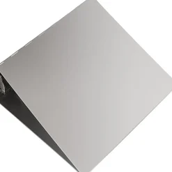 JAM PAPER 3 Ring Aluminum Binder, 1.5 inch, Silver, Sold Individually