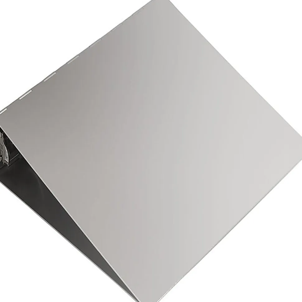 JAM PAPER 3 Ring Aluminum Binder, 1.5 inch, Silver, Sold Individually