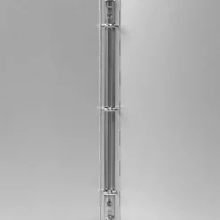 JAM PAPER 3 Ring Aluminum Binder, 1.5 inch, Silver, Sold Individually