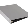 JAM PAPER 3 Ring Aluminum Binder, 1 inch, Silver, Sold Individually