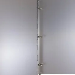 JAM PAPER 3 Ring Aluminum Binder, 1 inch, Silver, Sold Individually