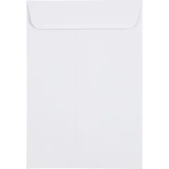 JAM PAPER 1 Scarf Open End Catalog Envelopes, 4 5/8 x 6 3/4, White, 25/Pack