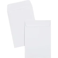 JAM PAPER 1 Scarf Open End Catalog Envelopes, 4 5/8 x 6 3/4, White, 25/Pack