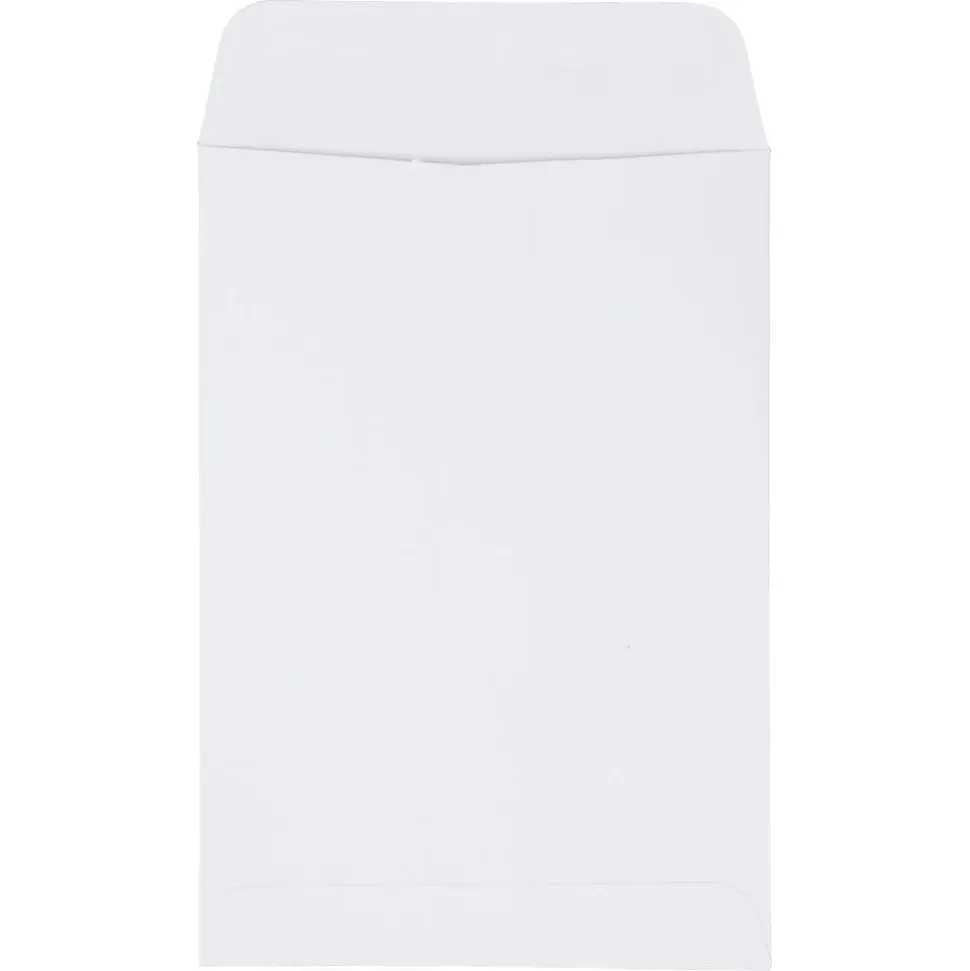 JAM PAPER 1 Scarf Open End Catalog Envelopes, 4 5/8 x 6 3/4, White, 25/Pack
