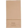 JAM Paper® Small Kraft Lunch Bags, 4-1/4" x 8" x 2-1/4", Brown, Pack Of 25 Bags