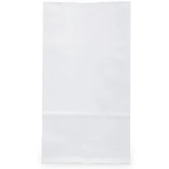 JAM Paper® Small Kraft Lunch Bags, 4-1/8" x 8" x 2-1/4", White, Pack Of 25 Bags
