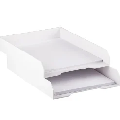 JAM Paper® Stackable Paper Trays, 2