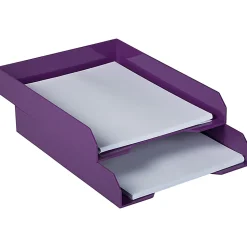 JAM Paper® Stackable Paper Trays, 2