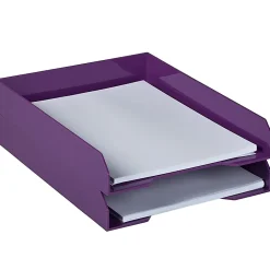 JAM Paper® Stackable Paper Trays, 2