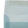 JAM Paper® Translucent Envelopes, #4 Bar (A1), Gummed Seal, Ocean Blue, Pack Of 25