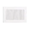 JAM Paper® Window Booklet Envelopes, 9 x 12, White, Pack Of 25