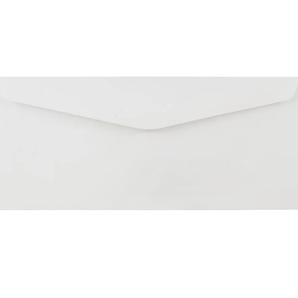JAM Paper® #10 Window Envelopes, 4-1/8 x 9-1/2, White, Pack Of 500 Envelopes