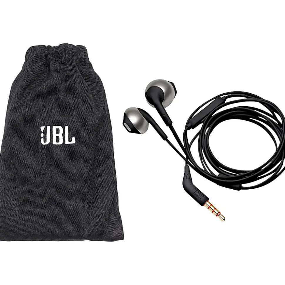 JBL In-Ear Headphones With Microphone, JBLT205RGD