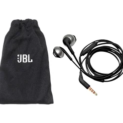 JBL In-Ear Headphones With Microphone, JBLT205BLK