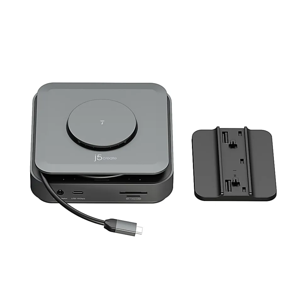 j5create Dock Dual 4K HDMI Adapter, Space Gray, JCD3199