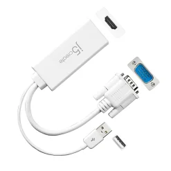 j5create® HDMI-To-VGA Adapter, 10