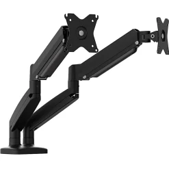 j5create JTSA102 Ergonomic 32” Dual Monitor Mount, Black