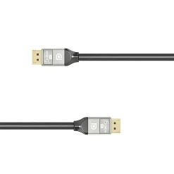 j5create 8K DisplayPort 1.4 Cable, 6.6', Black, JDC43