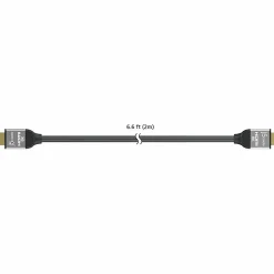 j5create Ultra High-Speed HDMI Cable, 6-6/10’, Black, JDC53