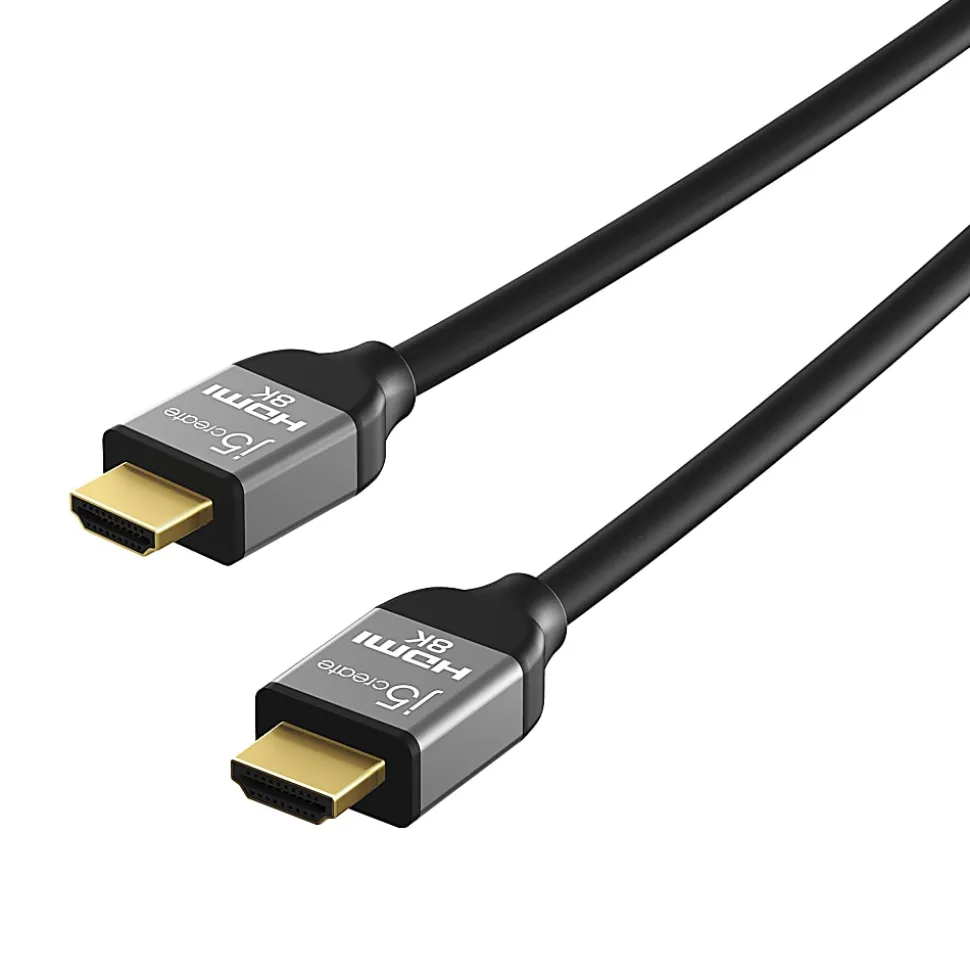 j5create Ultra High-Speed HDMI Cable, 6-6/10’, Black, JDC53