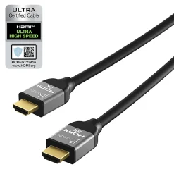j5create Ultra High-Speed HDMI Cable, 6-6/10’, Black, JDC53