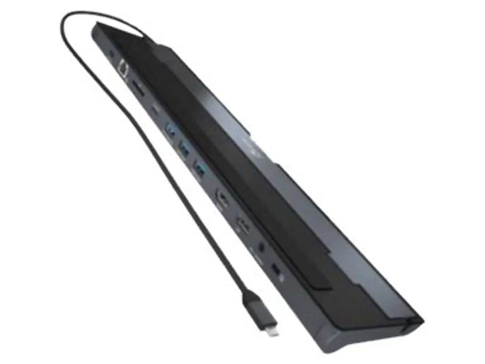 j5create USB-C Dual HDMI™ Docking Station, Gray/Black, JCD542