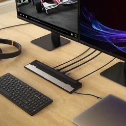 j5create USB-C Dual HDMI™ Docking Station, Gray/Black, JCD542