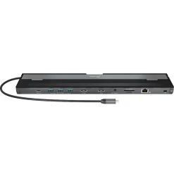 j5create USB-C Dual HDMI™ Docking Station, Gray/Black, JCD542