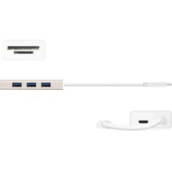 j5create USB-C 3-Port HUB, JCH347