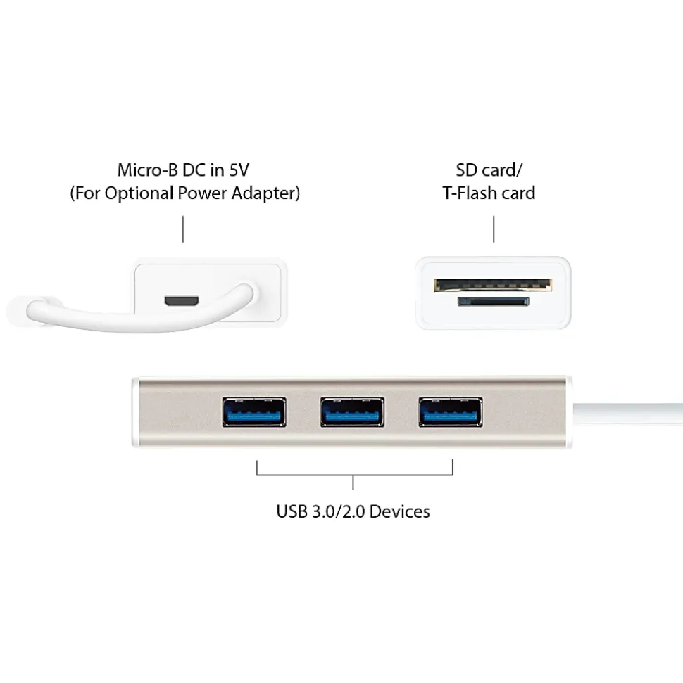 j5create USB-C 3-Port HUB, JCH347