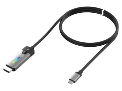 j5create USB-C to HDMI™ 2.1 8K Cable, Space Gray/Black, JCC157