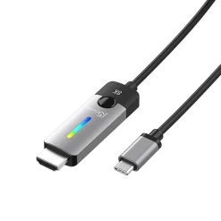 j5create USB-C to HDMI™ 2.1 8K Cable, Space Gray/Black, JCC157