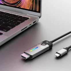 j5create USB-C to HDMI™ 2.1 8K Cable, Space Gray/Black, JCC157