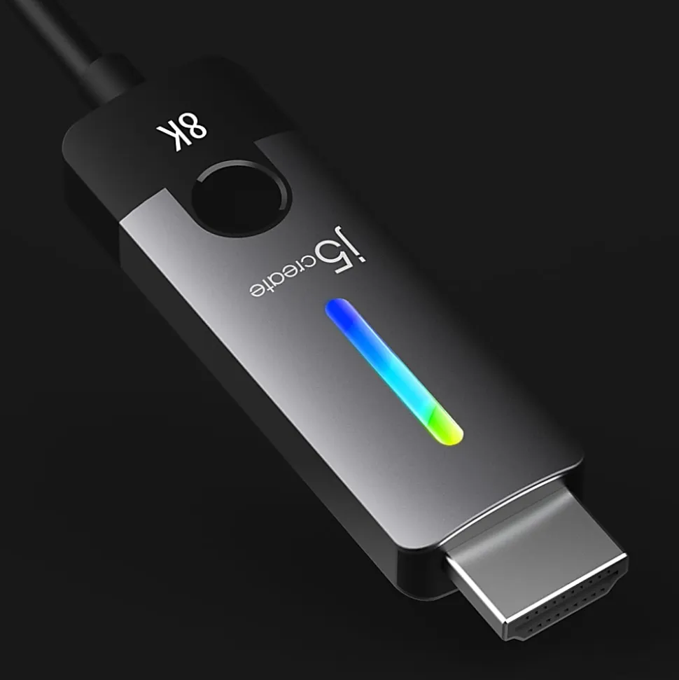 j5create USB-C to HDMI™ 2.1 8K Cable, Space Gray/Black, JCC157