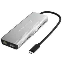 j5create USB4 8K Multi-Port Hub, Space Gray, JCD403
