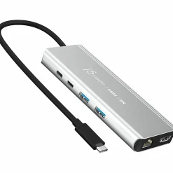 j5create USB4 8K Multi-Port Hub, Space Gray, JCD403