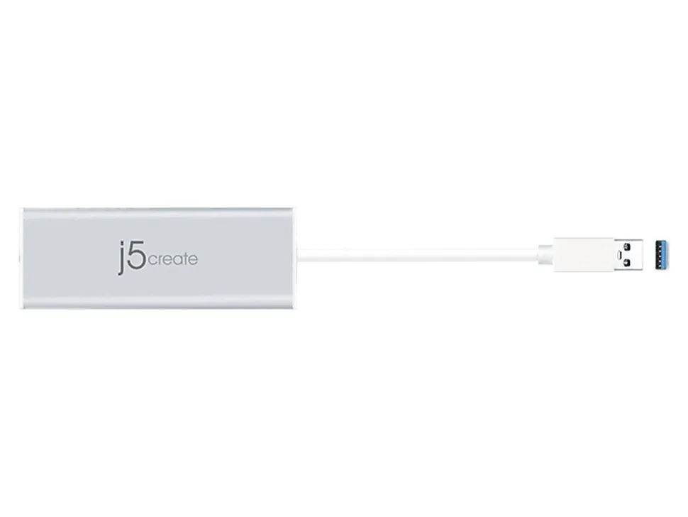 j5create USB 3.0 Mini Dock, Silver, JUD380