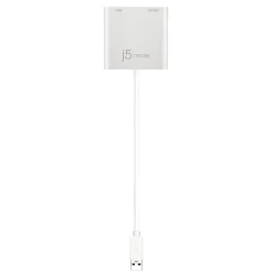 j5create USB 3.0-To-Dual HDMI Cable, 12.5