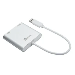 j5create USB 3.0-To-Dual HDMI Cable, 12.5