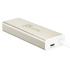 j5create USB 3.1 Type-C 3-Port Hub, Silver, JCH451