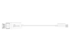 j5create® USB Type-C to 4K DisplayPort Cable, 4', White, JCA141