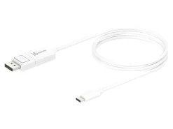 j5create® USB Type-C to 4K DisplayPort Cable, 4', White, JCA141