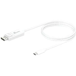 j5create® USB Type-C to 4K DisplayPort Cable, 4', White, JCA141