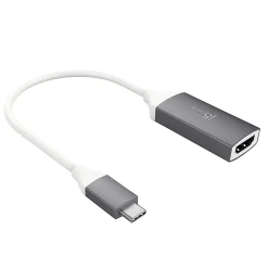 j5create USB Type-C-To-4K HDMI Adapter, 7.87", Gray, JCA153G