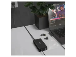 j5create 100W PD USB-C Super Charger With 6 DC Connectors, Black, JUP2290DC