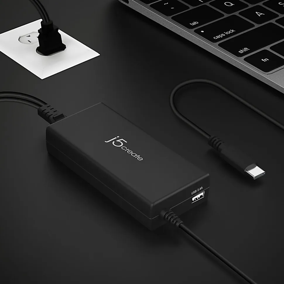 j5create 100W PD USB Type-C/USB Type-A Super Charger, JUP2290