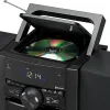 JENSEN Bluetooth® CD-785 Portable CD Music System With Cassette Player And AM/FM Radio, Medium, Black