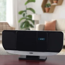 JENSEN Bluetooth® JBS-215 Wall-Mountable Music System With CD Player And FM Radio, 9.1