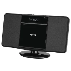 JENSEN Bluetooth JBS-300 Wall-Mountable Music System With CD Player And AM/FM Radio, 9.33