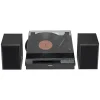 JENSEN Dual-Direction JTA-315 Bluetooth® Belt-Drive Turntable With Speakers, Medium, Black